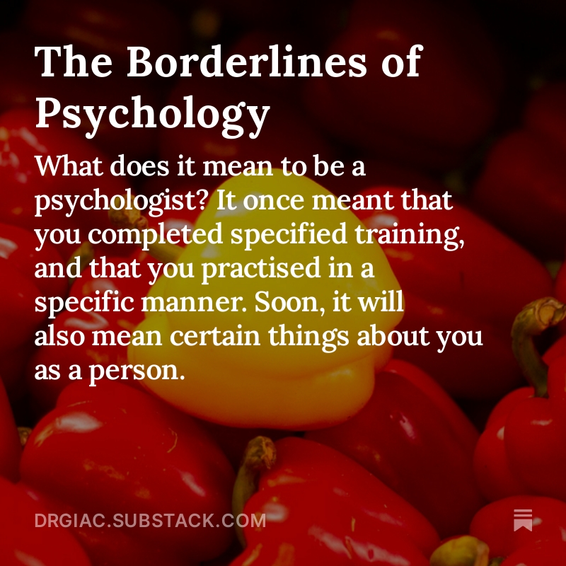 Borderlines of Psychology